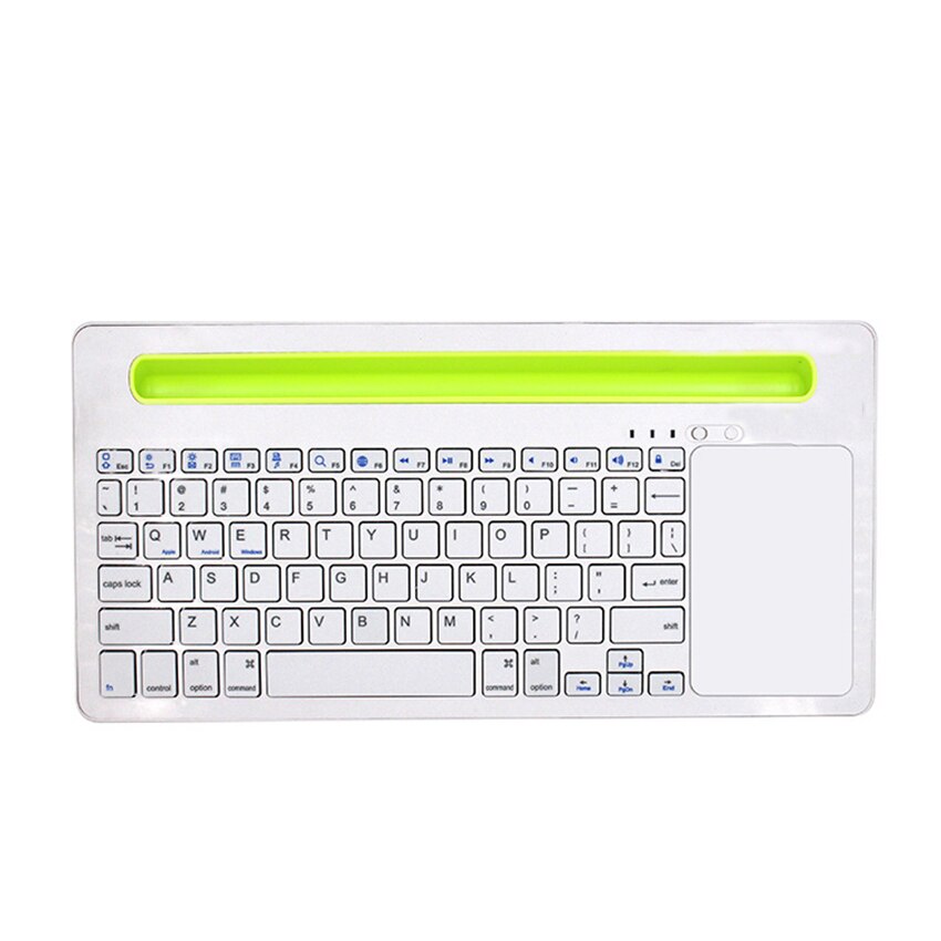 Universal Slim Portable Bluetooth-compatible Keyboard With USB Cable Built in Rechargeable Battery Touch Mouse Touch Keyboard