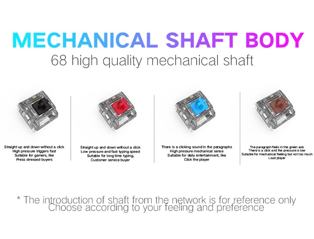 RK855 Dual Mode 68-Key Portable Ergonomic Gaming Bluetooth Mechanical Keyboard Desktop Office Entertainment For Laptop Pc Gamer