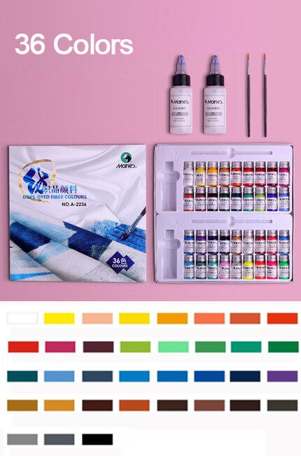 18/24/36 Kleuren Professionele Aquarellen Verven Voor Tekening Acrylverf Set Stof Verven Schilderen Leveringen Art: 36 Colors