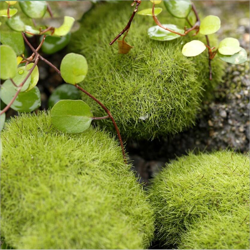Multi Sizes Artificial Moss Flocking Moss Rock Imitated Stone Simulated Moss Lawn Micro Landscape Decoration DIY Accessories