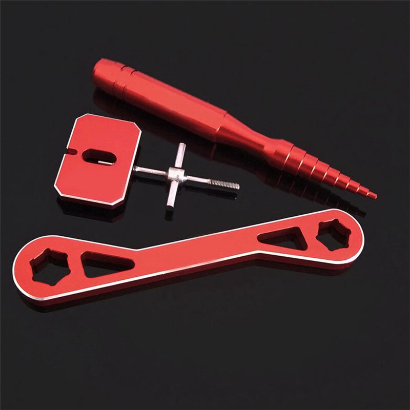 Jitai DIY Repair Kit Baitcasting Fishing Reel Maintenance Tools Spool Locator Key Screw Nut Puller Ball Bearing Remover Spanner: L