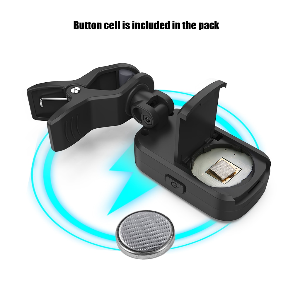 Ammoon Op-03 Clip-Op Elektrische Gitaar Tuner Kleur Lcd-scherm 360 Draaibaar Voor Gitaar Bas Viool Chromatic ukulele Universele