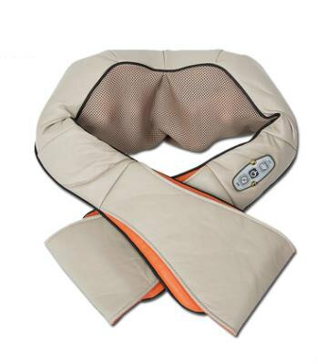 electrical shiatsu massager neck massage device electric back shoulder belt massages roller machine: A