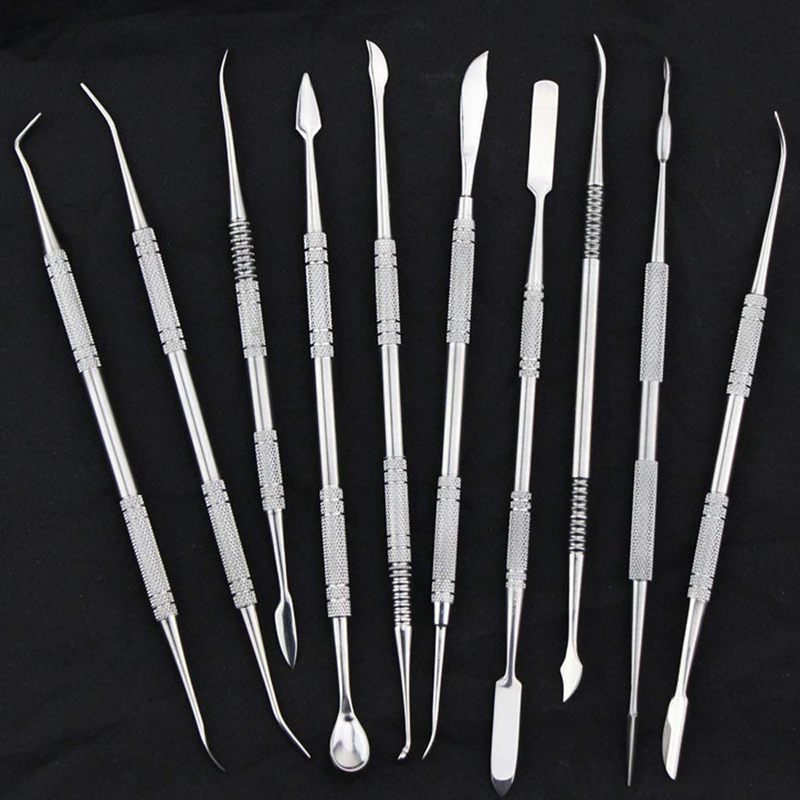 10pcs Stainless steel clay sculpture knife Sculpture tools for modeling ceramic crafts
