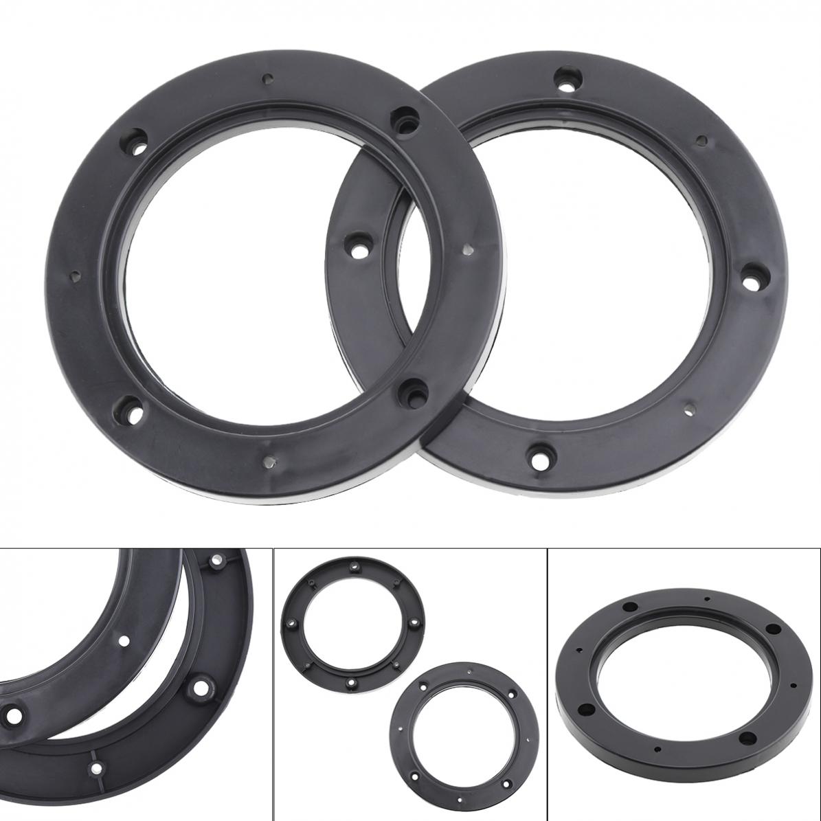Soportes universales para altavoz de coche de 4 pulgadas, 2 uds., arandela sólida de plástico, resistente al agua, soportes para altavoces