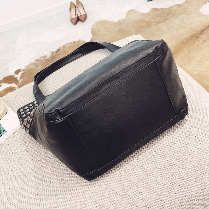 TIAASTAP Tote Bag, lederen handtas voor dames, grote shoppertas