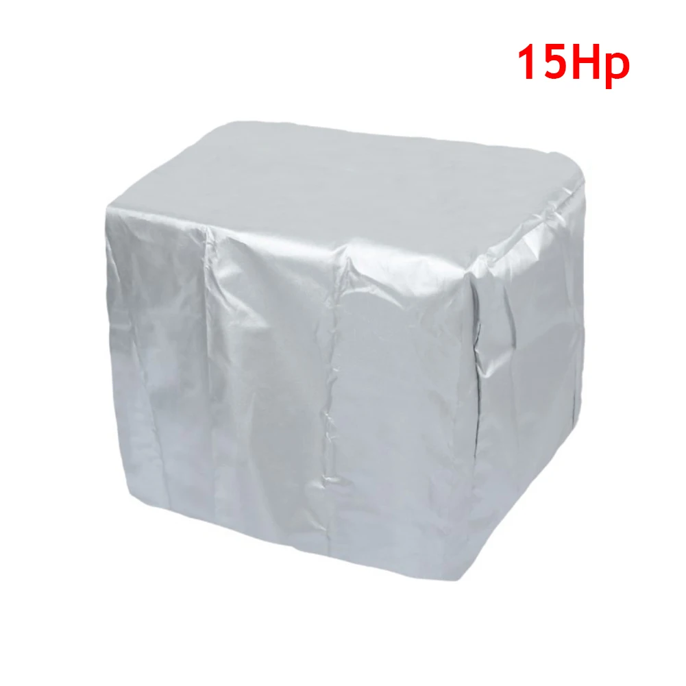 15-250HP Full Outboard Motor Engine Boat Cover 210D Waterproof Anti-scratch Heavy Duty Engine Protector Motor Black Boat Fabric: WHITE