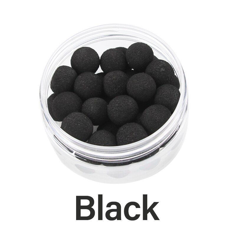 Mosodo carpe pêche bouillettes flotteur perles Eva Pop Up 10mm 12mm 14mm appât insipide 32 pièces 30 pièces 26 pièces Popup leurre pêche: black carp boilies / 10mm