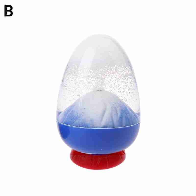 Liquid Oil Volcano Sand Watch Craft Ornaments Home Wedding Valentine Decoration Accessories For Lovers V0T9: B