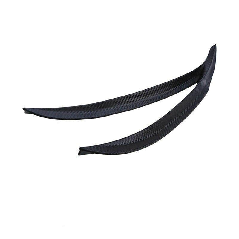 2 pcs Soft Car Fender Flare Extension Wheel Eyebrow Protector Lip Wheel-arch Trim Wheel Eyebrow Arch Decorative Strip Car Tires