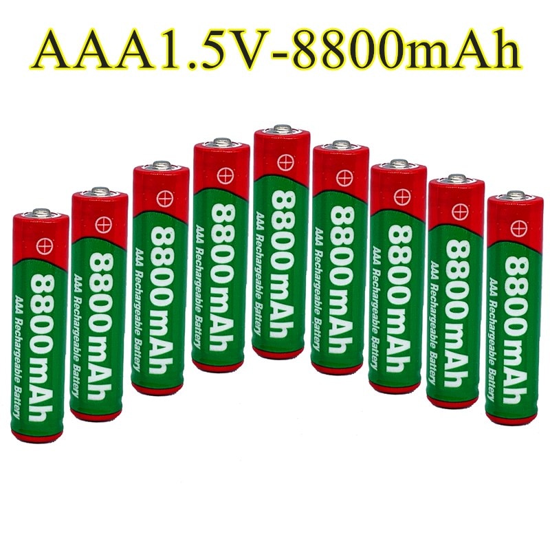 AAA battery 8800 mah rechargeable battery AAA 1.5 V 8800 mah Rechargeable Alcalinas drummey