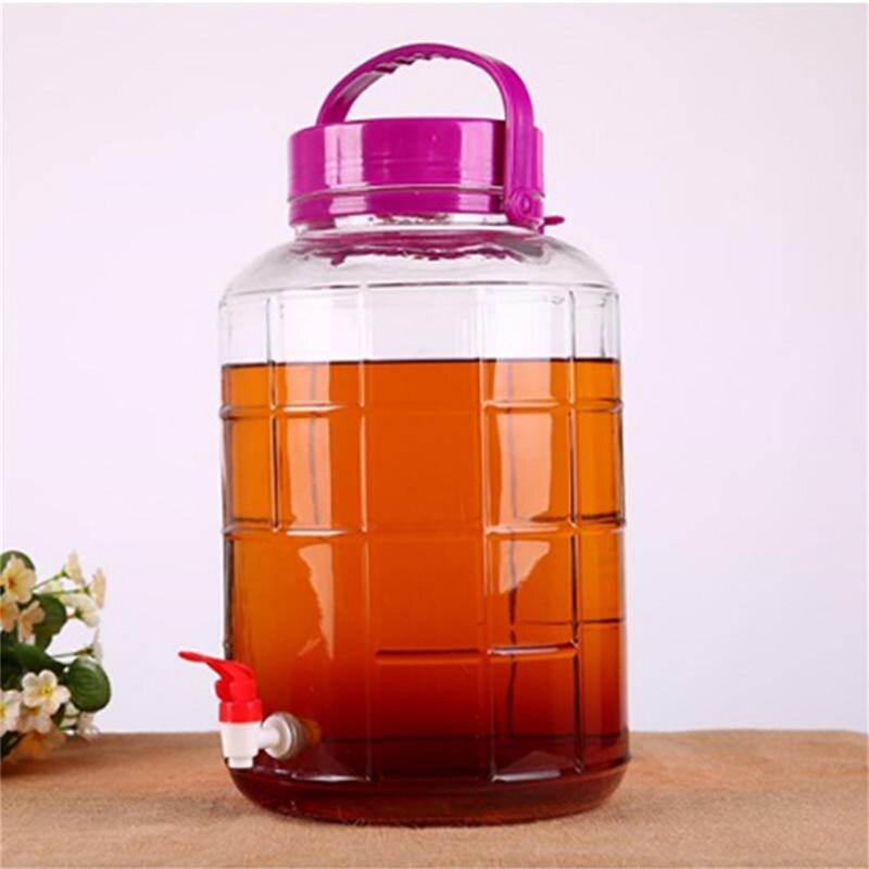 Szklana butelka na wino kran plastikowy zawór robić wina dozownik robić wody przełącznik kranu Bibcock słoik beczka na wino zbiornik na wodę kran z filtrem nowość