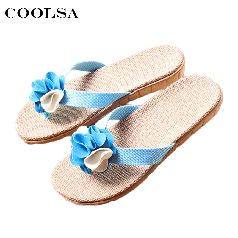 Votoda sommar herr linne tofflor tyg webbing lin flip flops platta halkfria hem tofflor man casual strand sandaler skor