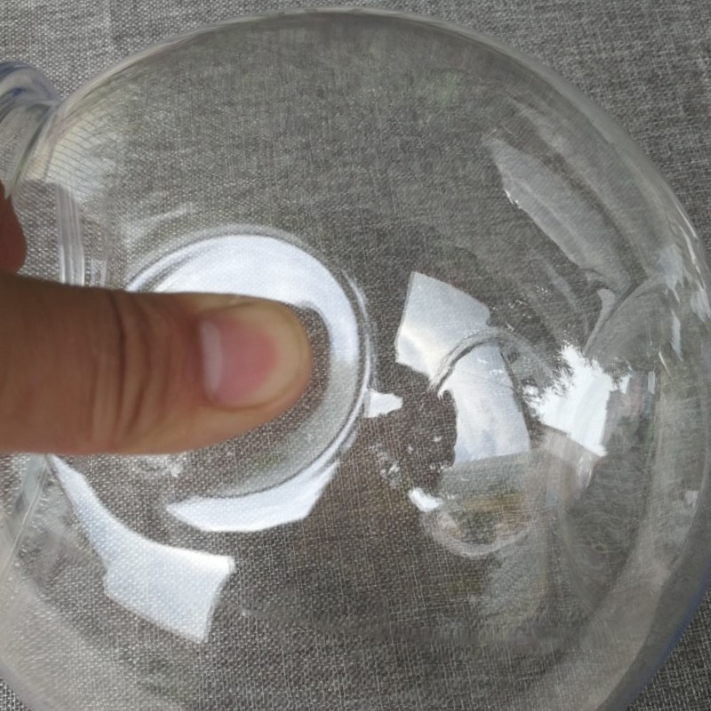 Pecera redonda de plástico transparente para acuario, pecera de acrílico de escritorio, maceta para plantas verdes