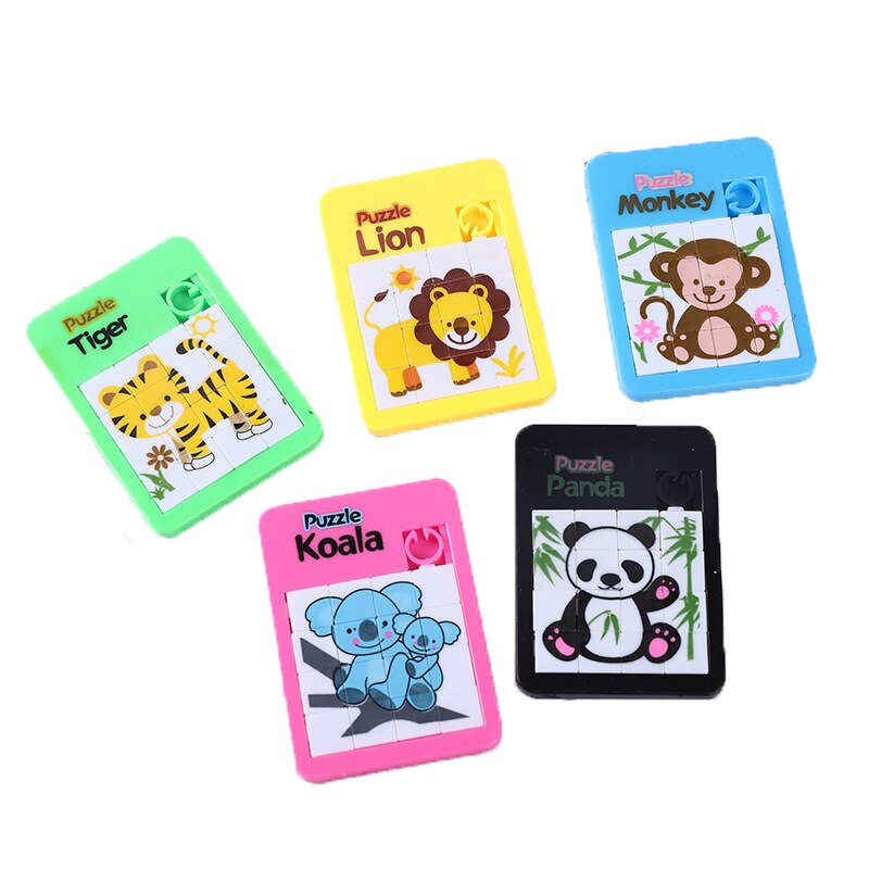 Simpatico Panda Puzzle regalo cartone animato scorrevole Puzzle giocattolo digitale immagini apprendimento gioco educativo precoce Puzzle giocattolo bordo