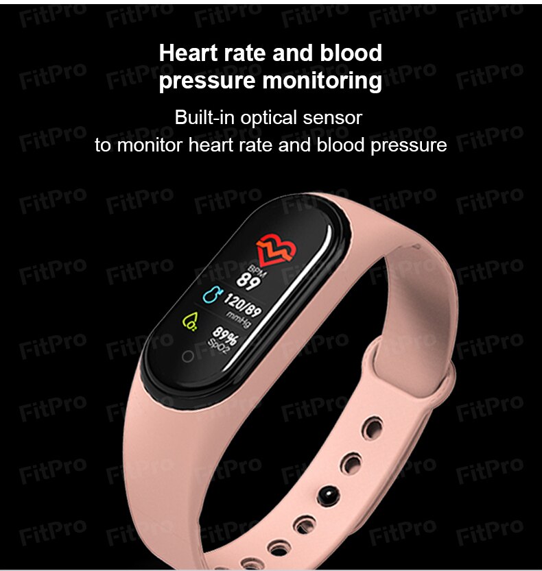 M4 Upgrade version Body Thermometer Bracelet M4 Pro Measurement Health Smart Band M5 Bluetooth Call/Music Fitness Tracker Watch