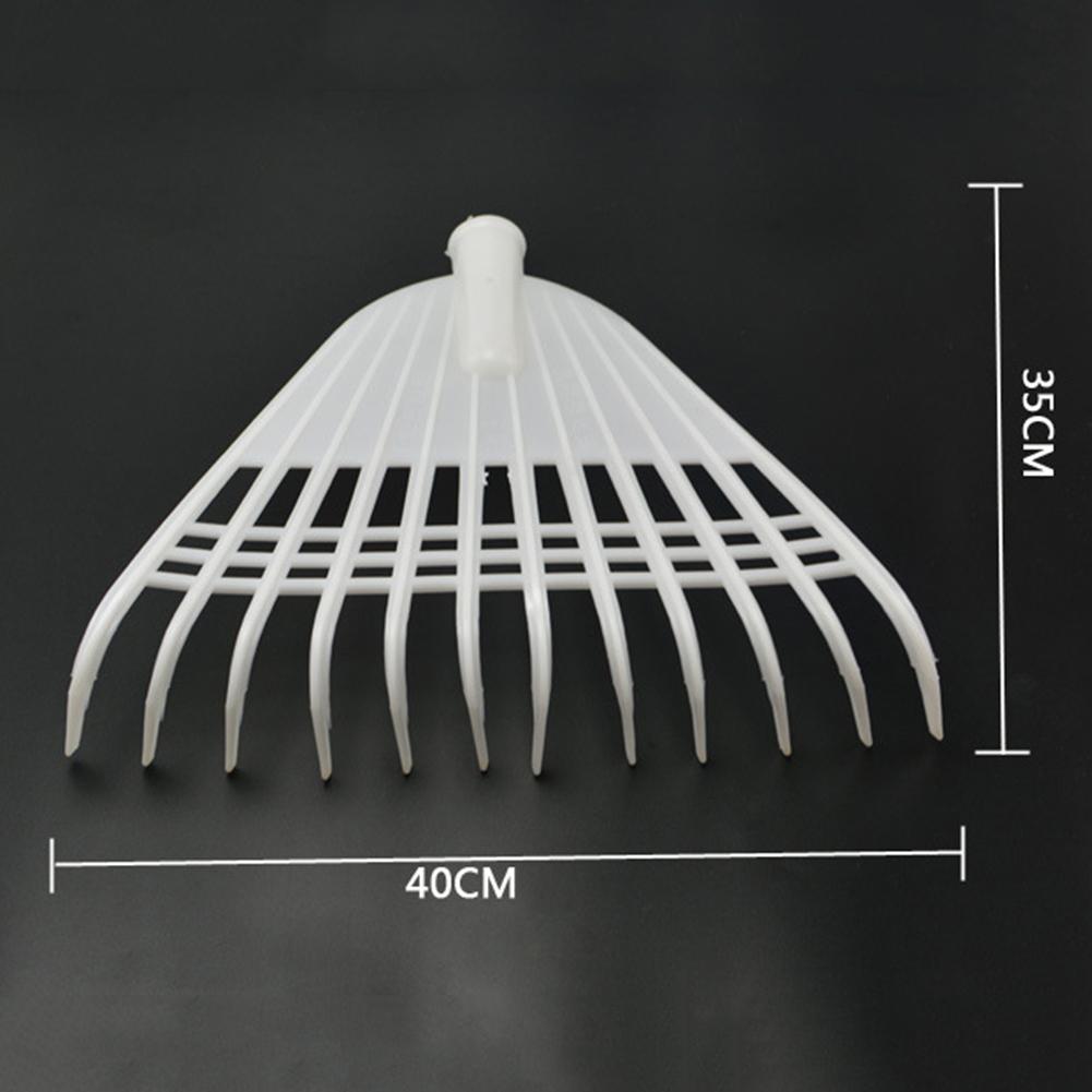 12-tooth Leaf Rake Agricultural Rake Grass Rake FLOWER Sowing Soil Loosening Rake Plastic Lawn Leaf Rake Garden Tool