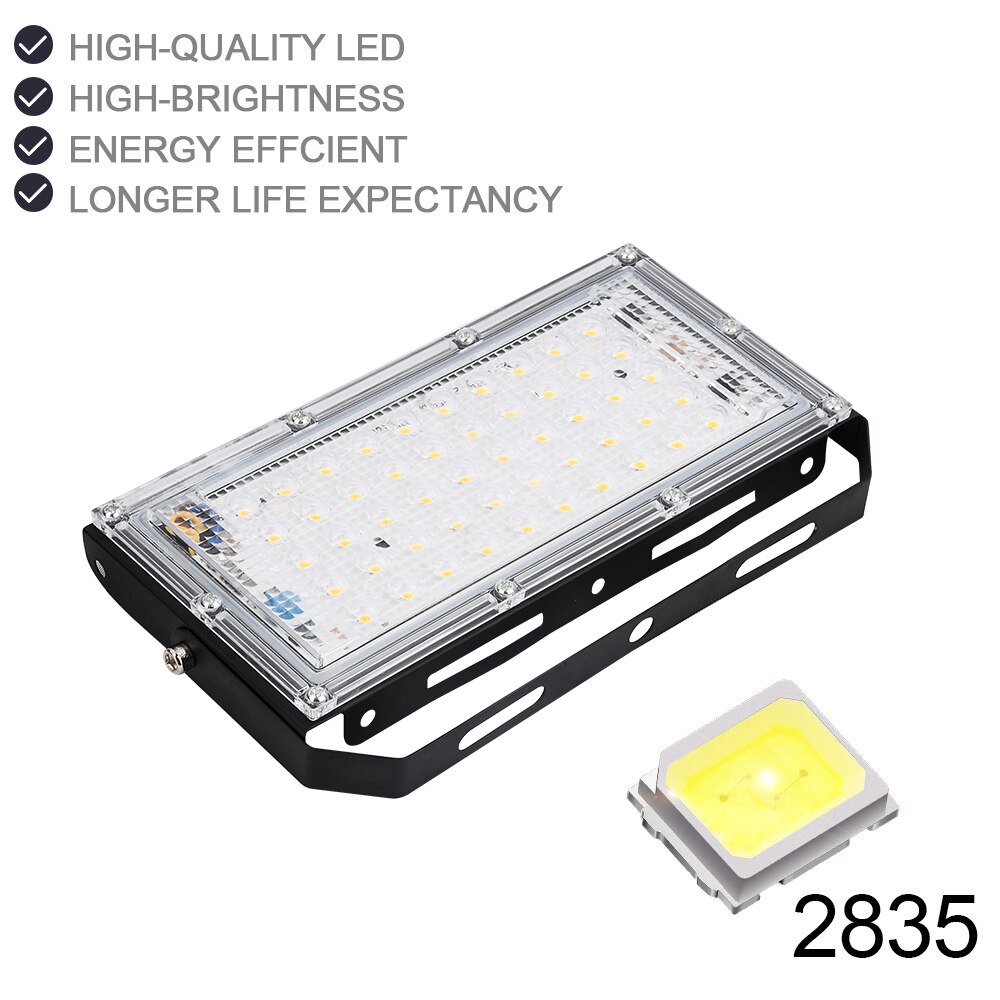 LED Spotlight 50W 220V Floodlight Waterproof IP66 Street Lamp Square LED Reflector focus Light Outdoor Flood Light