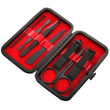 7 Stks/set Manicure Nagelknipper Cutter Pedicure Travel Hygiëne Kit Rvs Nail Cutter Tool Set