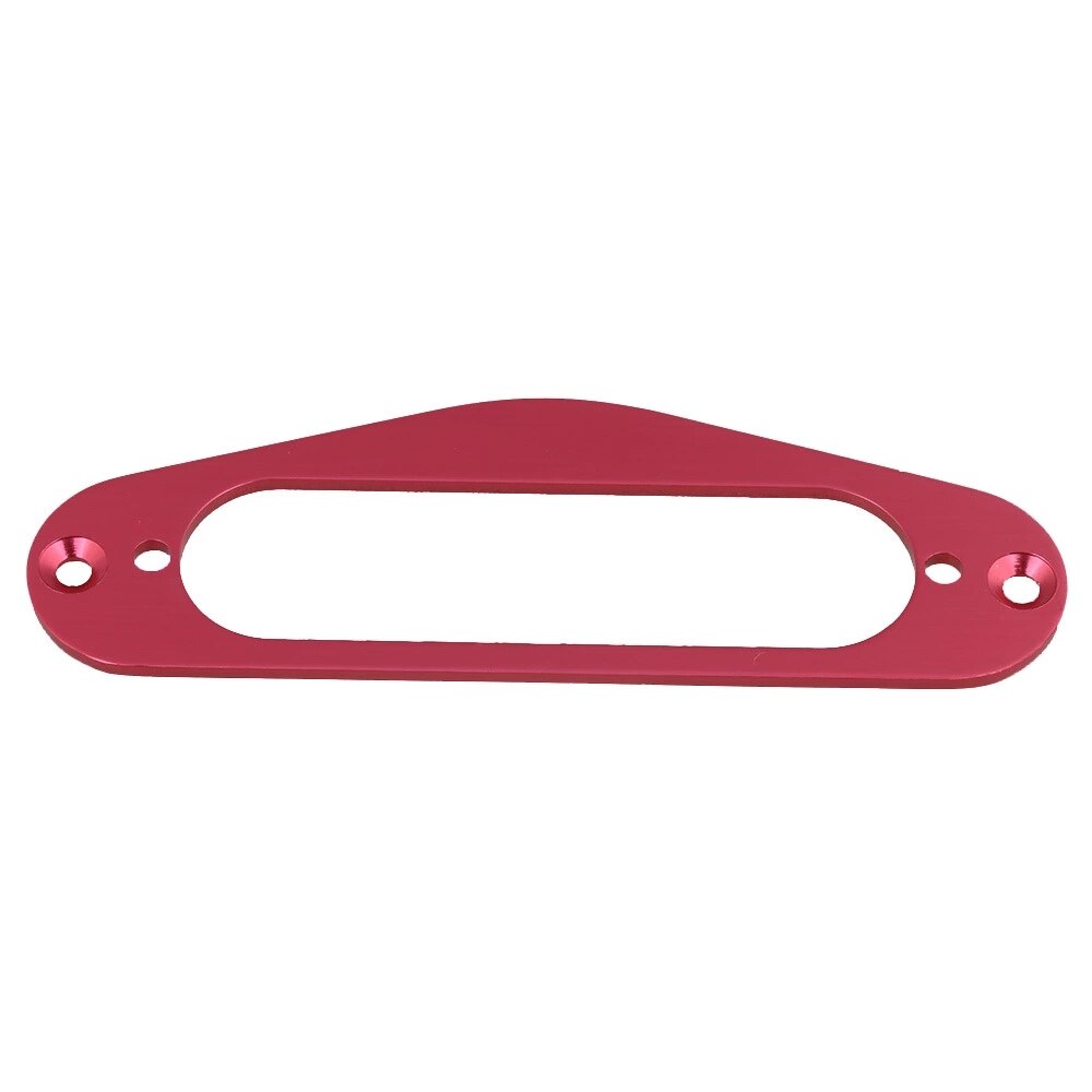 Anillo de montaje envolvente de pastilla de cuello de bobina única de Metal para guitarra eléctrica estilo ST, 1 ud.: Rojo