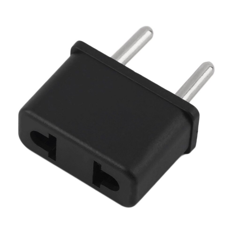 Universal enchufe USA a EU EE. UU. A Europa 220V de blanco de la pared de la energía del cargador de CA adaptador de convertidor 2 ronda hembra Pin