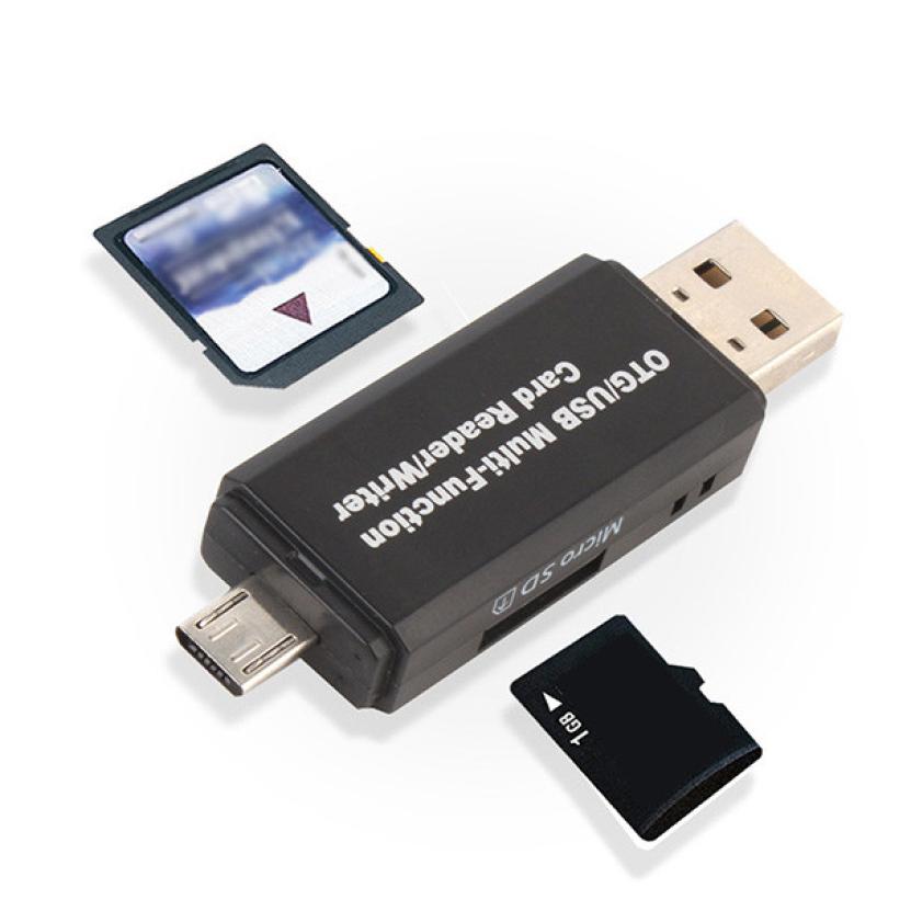 Multi Function Card Reader SD Card TF Triplet OTG Smart Adapter For Macbook YX18