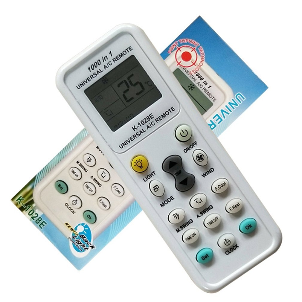Universal Air Conditioner Remote Control With LCD display KT-109II/ K-1028E Remote Suitable for All Air Conditioners with Base