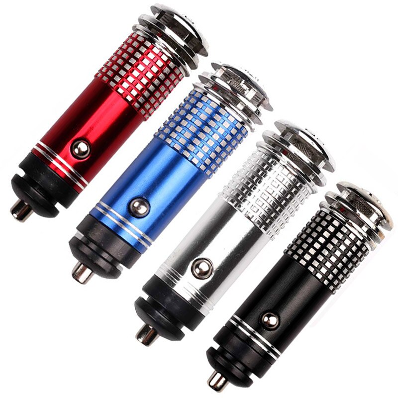 Mini 12V Car Air Purifier Auto Car Fresh Air Anion Ionic Purifier Oxygen Bar Ozone Ionizer Cleaner Car Air Freshener