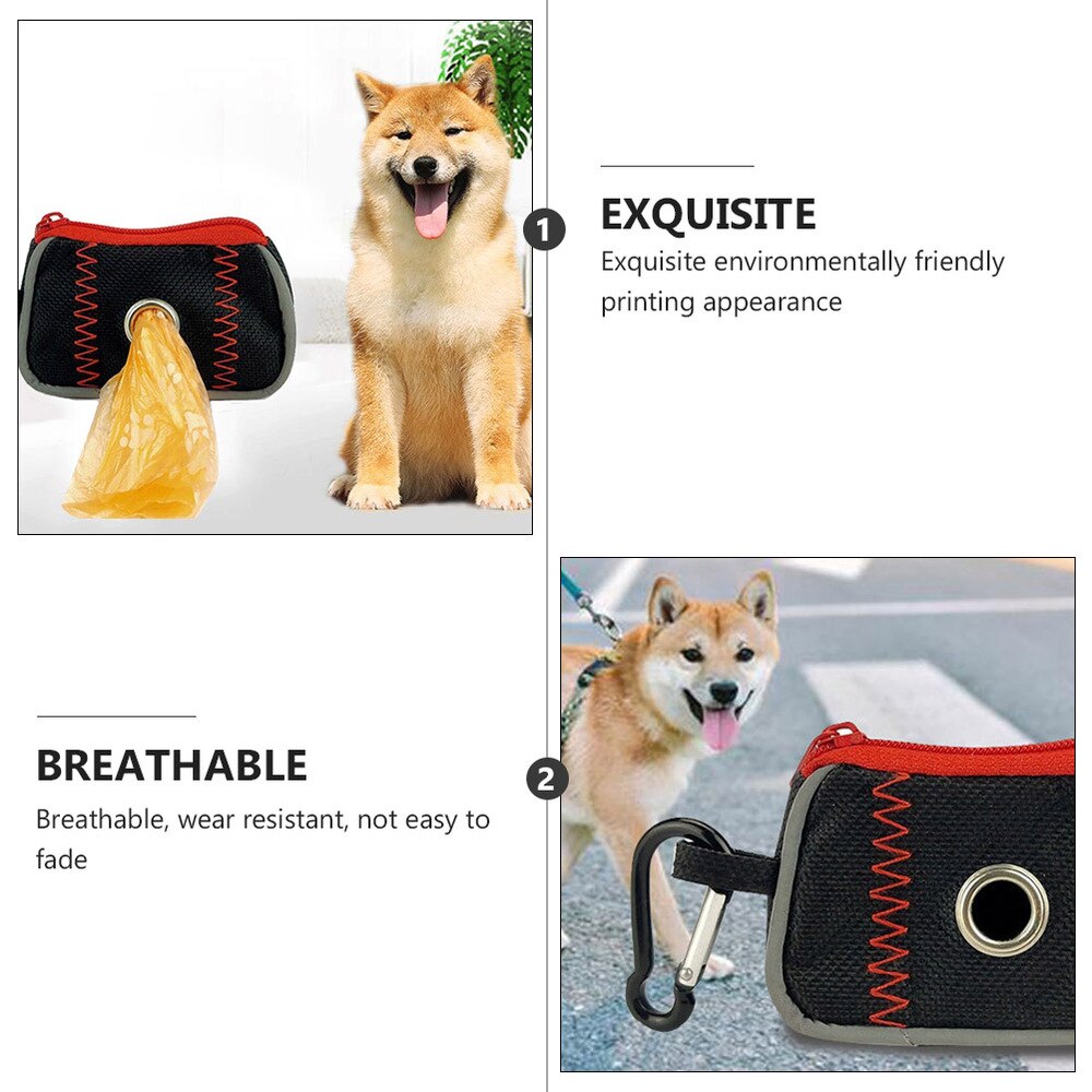 Portable Poop Bags Pet Trash Bag Carrier Dispenser Without Poop Bag Dispenser Diapers Holder Dog Trash Cleaning Supplies