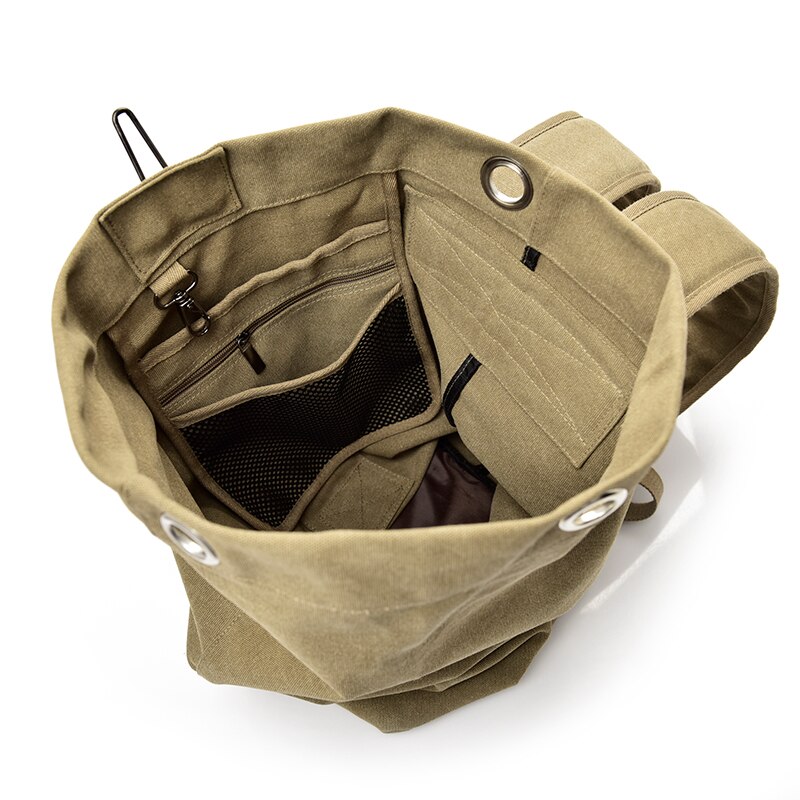 Neue Große Kapazität Rucksack Mann Reisetasche Bergsteigen Rucksack Männlichen Gepäck Jungen Leinwand Eimer Schulter Taschen Männer Rucksäcke