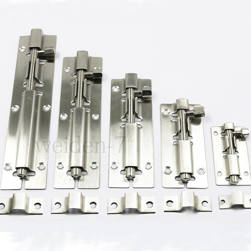 Stainless Steel Door Latch Slide Lock Barrel Bolt 1pc