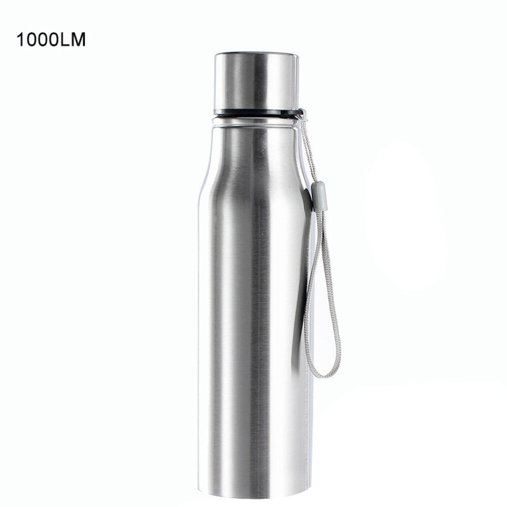 750/1000Ml Draagbare Sport Fietsen Roestvrij Stalen Fles Water Lekvrije Drinkbeker Voor Reizen Gym Camping wandelen Fietsen: 1000ml