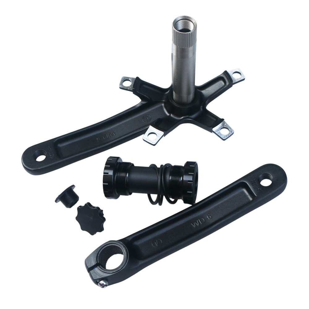 130BCD Fiets Crankstel 130 Bcd 152 165 170 Lengte Krukken Set Racefiets Hollow Integrale Crank Arm Vouwfiets Bb trapas