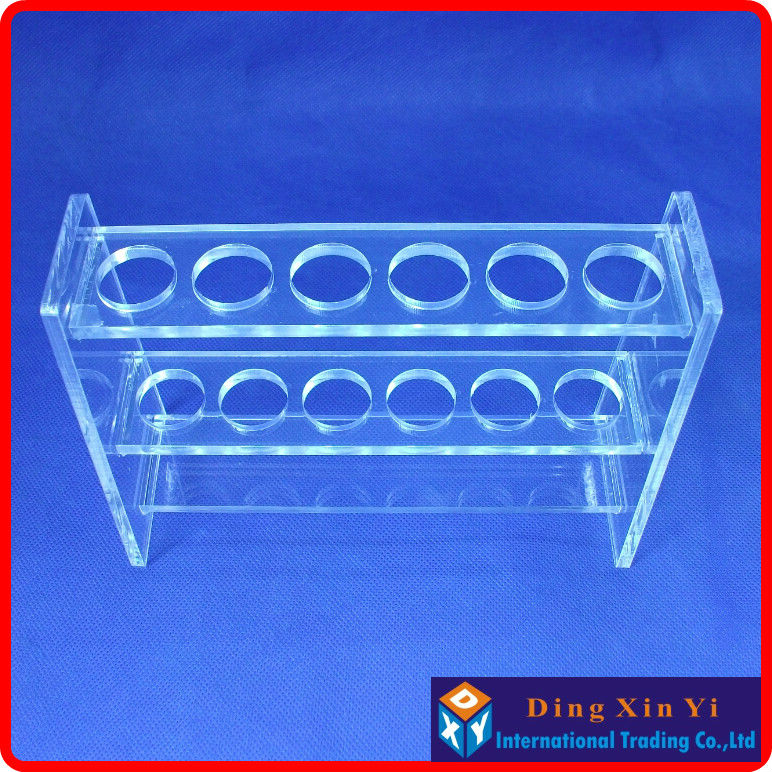 Lab 25mlx6 Organic glass colorimetric tube rack,Colorimetric Organic Glass Nessler Tube Rack