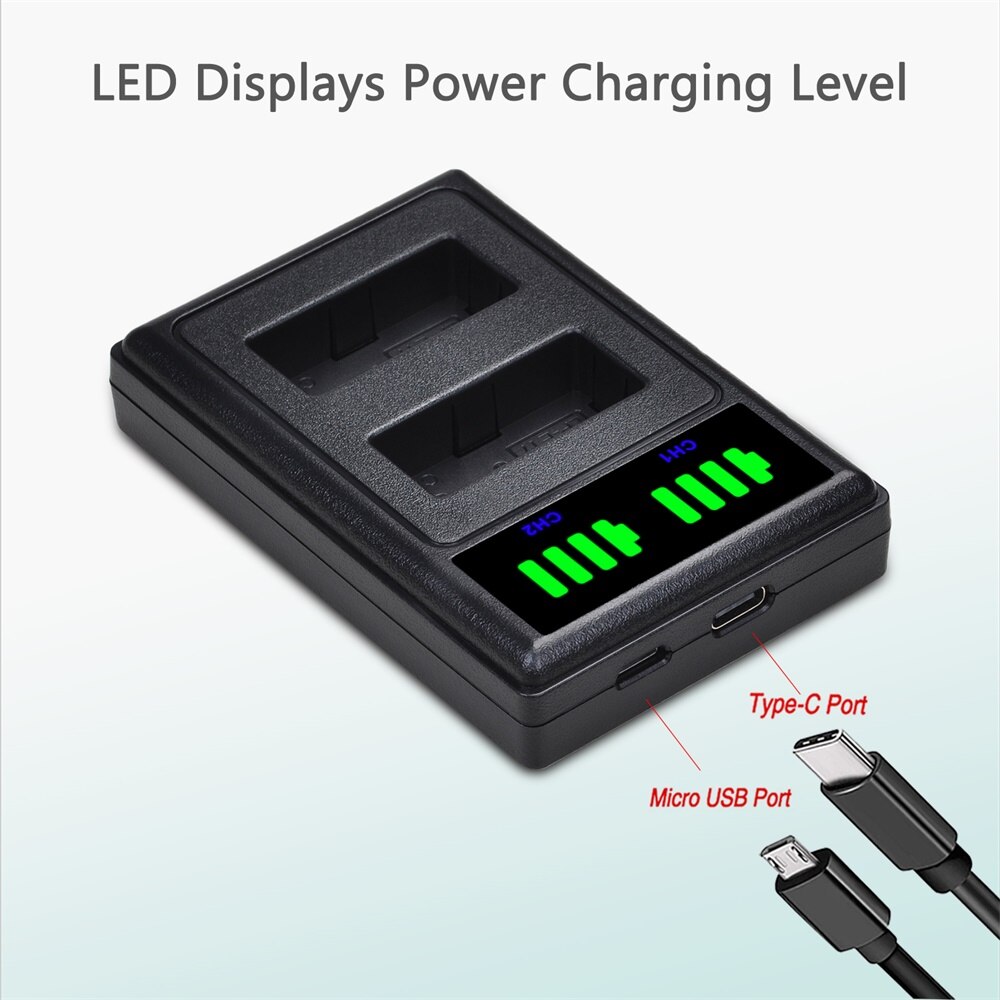 LPE17 – kit de chargeur de batterie LP-E17, pour Canon EOS 200D M3 M5 M6 750D 760D T6i T6s T7i 800D 8000D Kiss X8i, accessoire d'appareil photo
