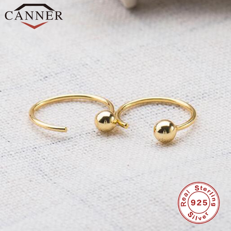 925 Sterling Zilveren Piercing Oor Tragus Kraakbeen Oorbellen Zilver/Goud Kleur Neus Hoop Nose Ring Opening Verstelbare Body Sieraden: 3 gold