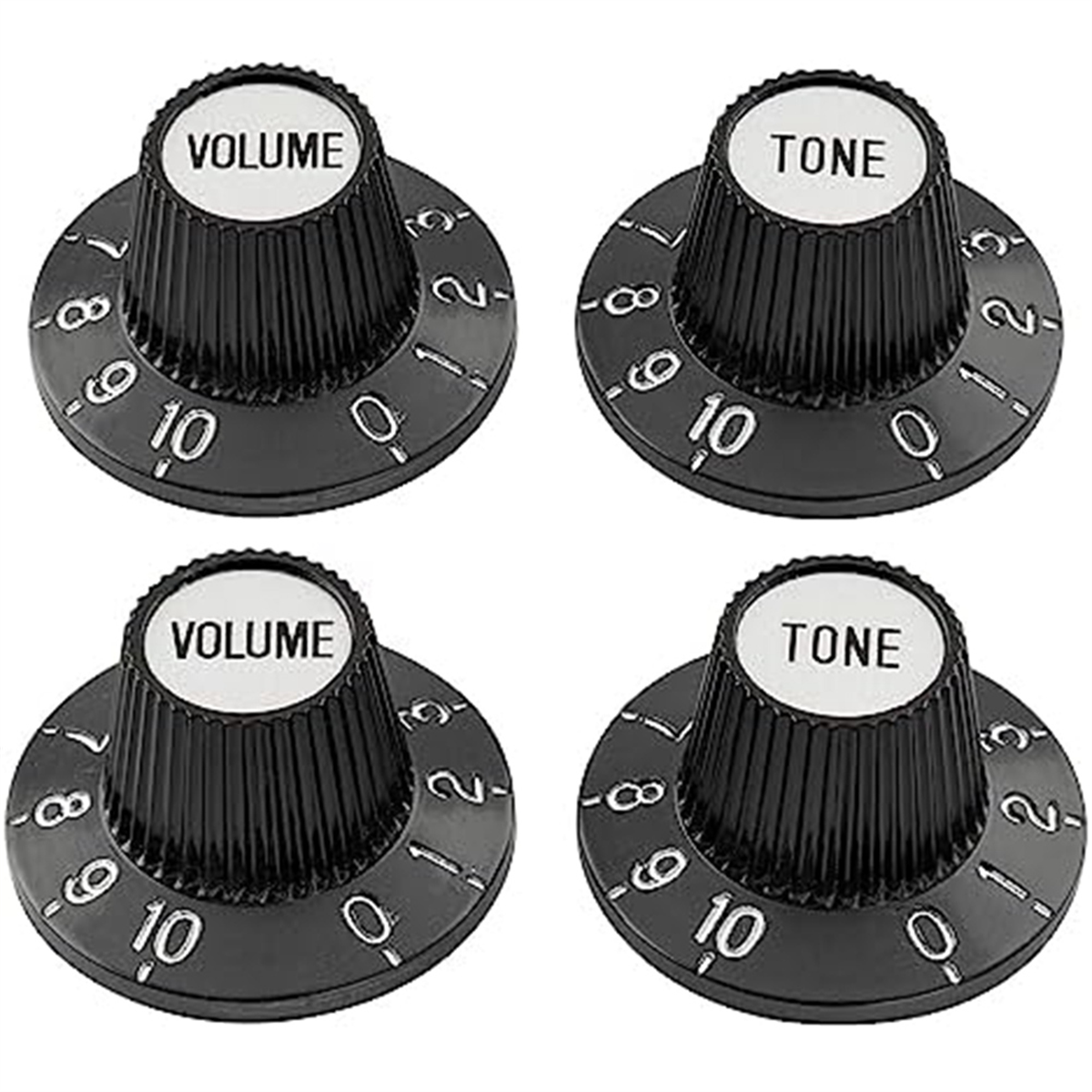 Heksenhoed Knoppen Hoge Hoed Knoppen Tone Volume Control Knoppen voor Elektrische Gitaar Bas Versterker Effectpedaal