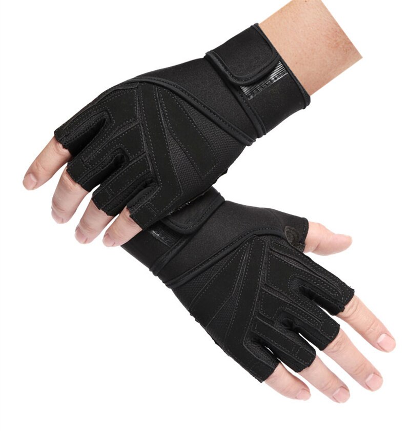 Guantes de gimnasio para levantamiento de pesas, mancuernas antideslizantes de silicona suave para culturismo, guantes de entrenamiento para Crossfit: XL(22-24cm)