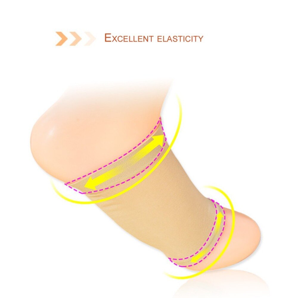 1Pair Foot Arch Support massage Elastic Orthotic Bandage Silicone Gel Flat Feet Orthotics Shock Absorber Orthotic Insole