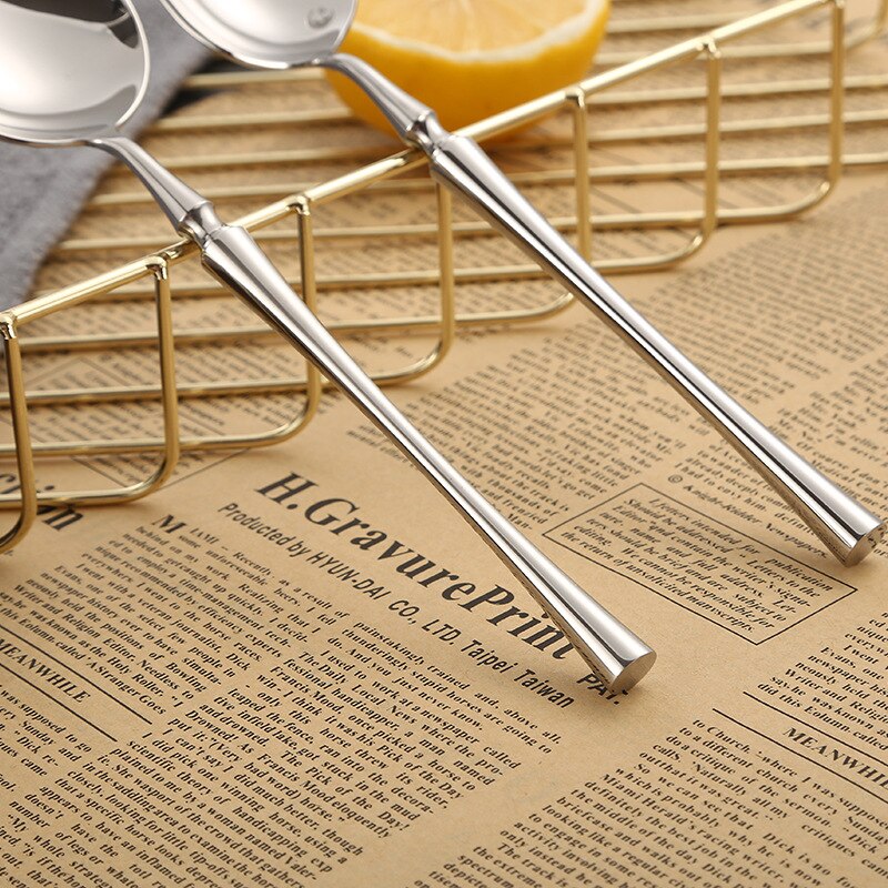4 Stks/set Draagbare Bestek 304 Roestvrijstalen Tafel Vork Mes Lepel Diner Set Servies Westerse Steak Bestek Servies Set