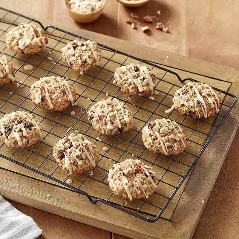 Nonstick Metal Cake Cooling Rack Grid Net Baking Tray Cooler Baking Drying Biscuits Cookies Kitchen Holder Tools Stand Brea P6A1