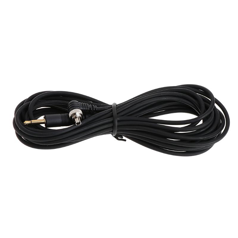 3.5mm Plug to Male Flash PC Sync Cord Cable Light Trigger For Studio Photography