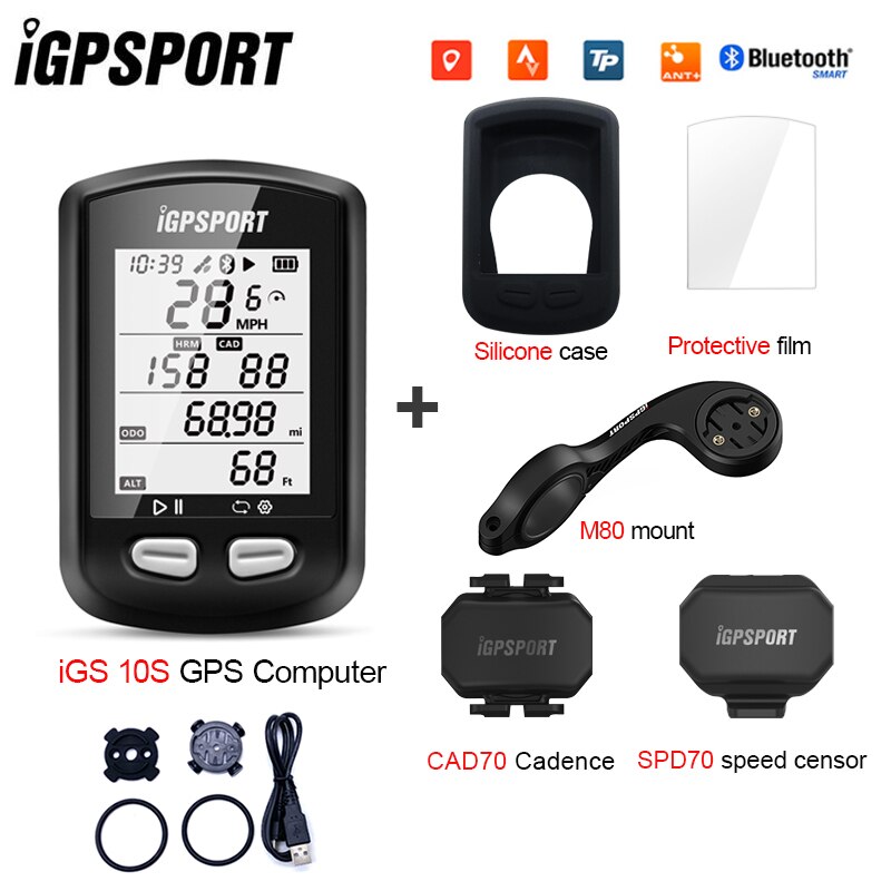 Igpsport igs 10s gps cykeldator cykel trådlöst stoppur road mtb cykeldator med kadenssensor ant+ bluetooth 5.0: Grupp e