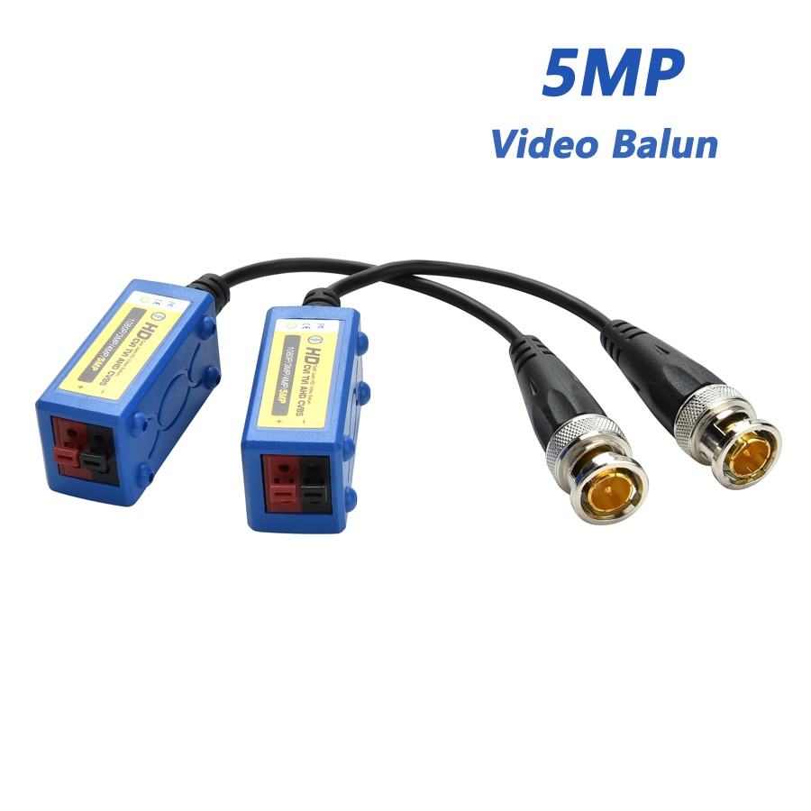 Hamrolte HD 5MP/4MP/1080 P/720 P CVI/TVI/AHD Passieve Video Balun BNC connector Naar UTP Cat5/5e/6 Video Balun Passieve Transceivers