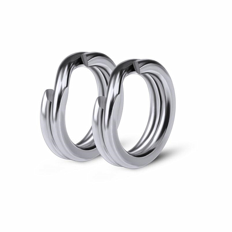 Solid Split Rings 20Pcs/Lot Stainless Steel Split Ring Fishing Doubl... – Grandado