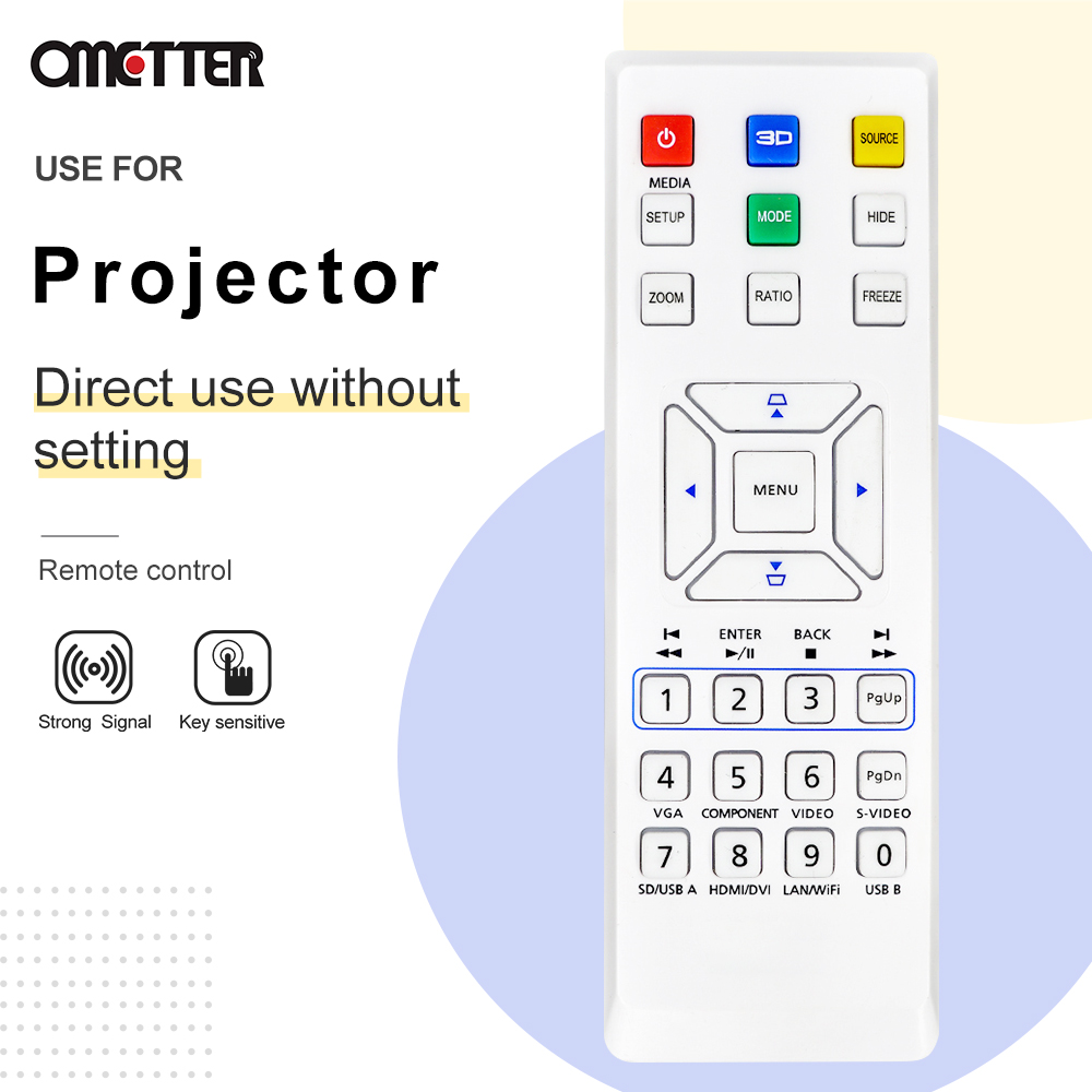 For ACER Projector Remote Control V12S AS211 E-26091 E-26171 RC-JSE28-190 H7532BD E152D H6510BD P1341W H5360BD P1283 V12X AX316