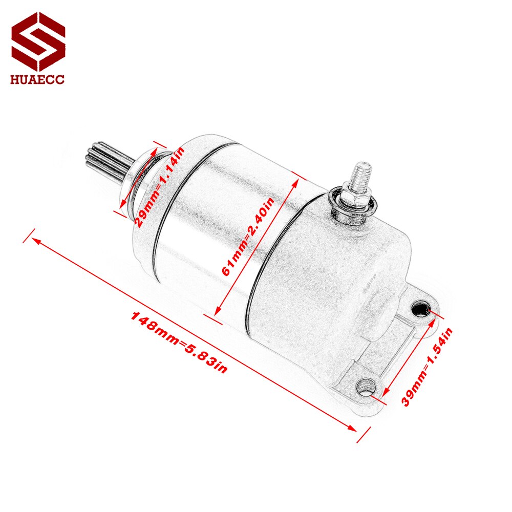 Motocicleta Motor de Arranque Motor de Arranque Elétrico para Kawasaki KLX125S KLX140S KLX150S 2008-2018 KLX140 KLX140L 08-19 KLX140G KLX150L