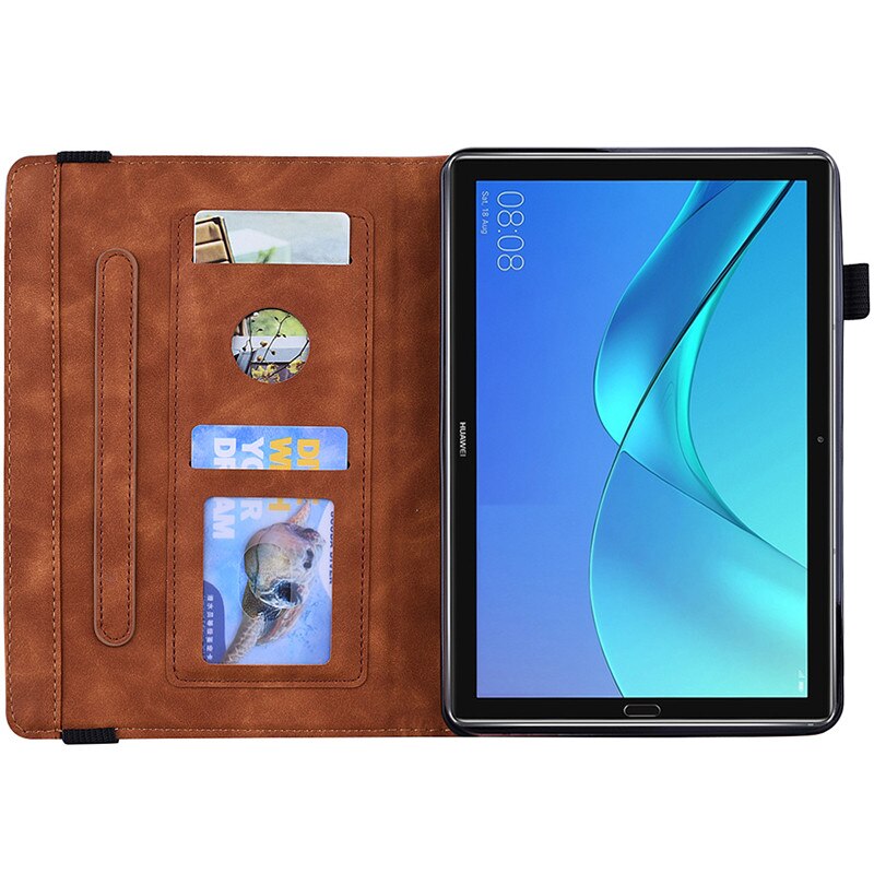 Für Huawei Mediapad M5 8,4 fallen SHT-AL09 SHT-W09 3D Leder Geprägte Tablette Abdeckung Funda für Huawei Medien Pad M5 8.4 &#39;&#39;fallen