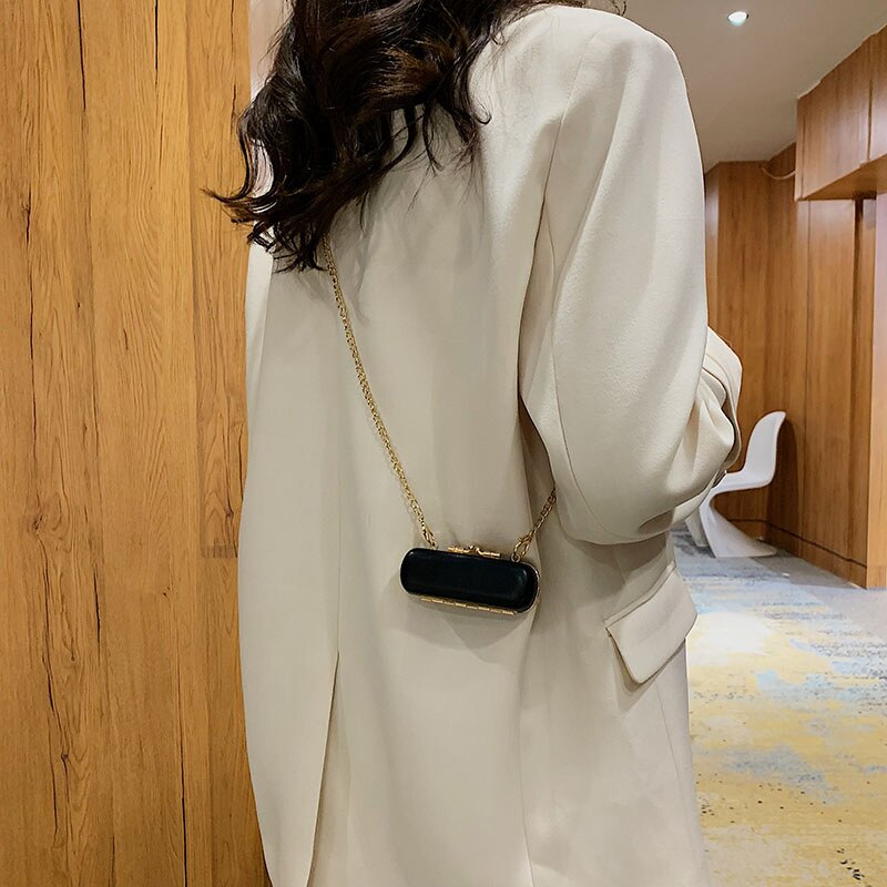 Mini Lippenstift Halfter Schulter Tasche mit Spiegel Faux Leder Frauen Abnehmbare Kette Reise Crossbody Geldbörse machen-hoch Lagerung Handtasche