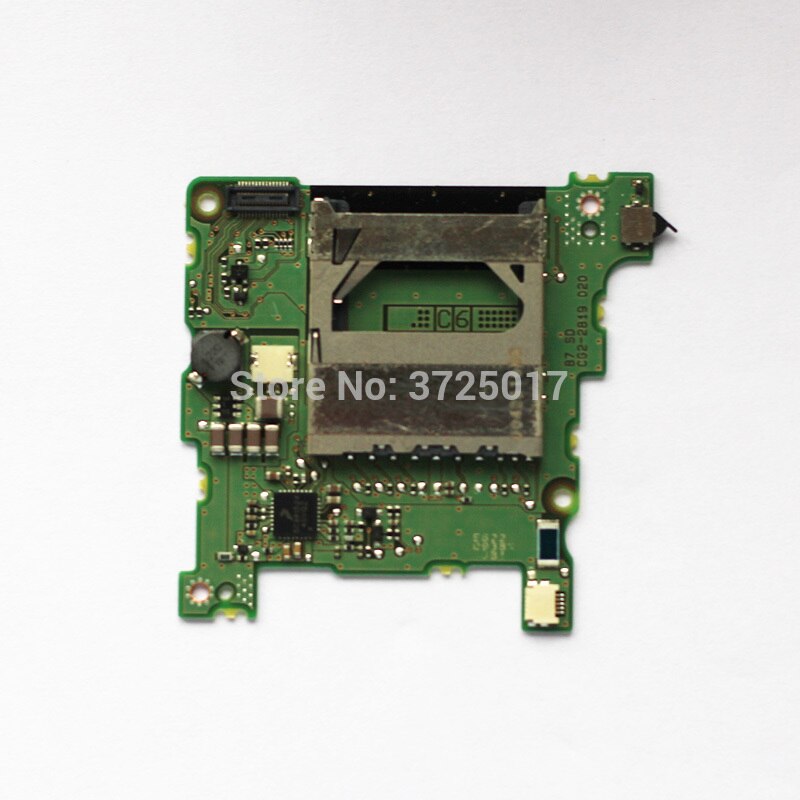 Gebruikt SD geheugenkaart board PCB reparatie onderdelen voor Canon EOS 60D DS126281 SLR